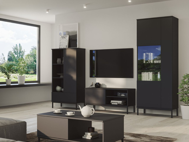 Ensemble de meubles de salon Soroko Noir