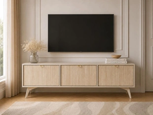 Meuble TV Rangement Modena Beige