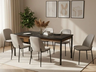 Table extensible Pascale Noyer de Warmie, noir