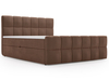 Marron \ Velours \ 180x200 cm