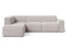 Gris \ Velours \ Angle gauche