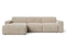 Beige \ Velours \ Angle gauche