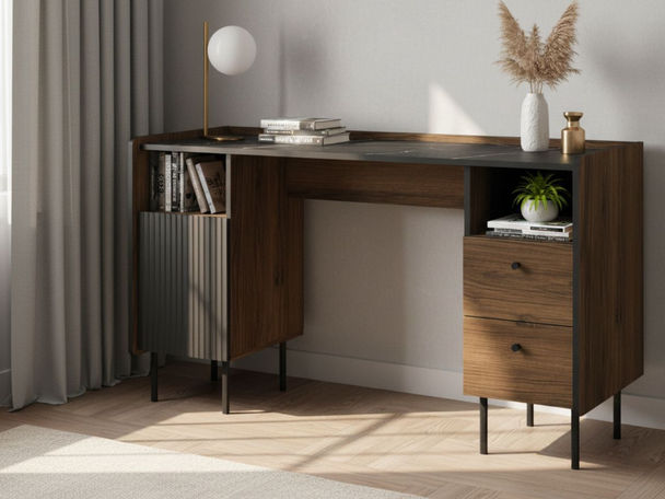 Bureau avec tiroirs Pascale Noyer de Warmie, noir