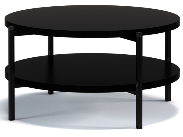 Table basse double Sevilla Noir mat