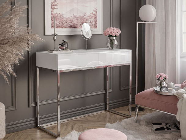 Coiffeuses avec tiroirs Brisa Brillant blanc