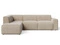 Beige \ Velours \ Angle gauche