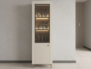 Moderne Vitrine avec LED Messina Cachemire