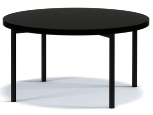 Table basse ronde Sevilla Noir mat