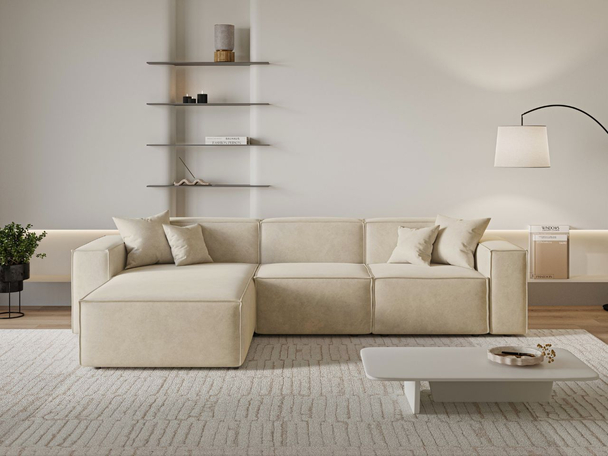 Canapé d'Angle Gauche Arizona Beige