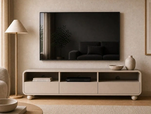 Meuble TV Rangement Soffio Cachemire