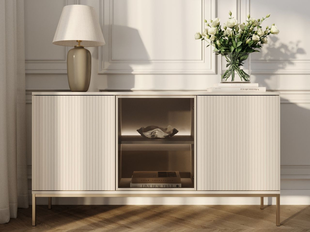 Commode de Rangement avec éclairage LED Deo Cachemire