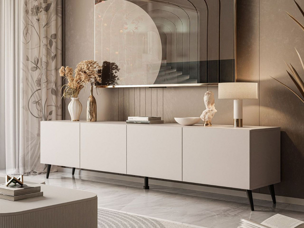 Meuble TV Rangement Nodoo Cachemire