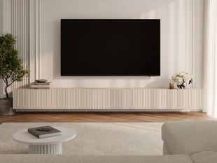 Meuble TV avec portes 300 cm Kioto Cachemire