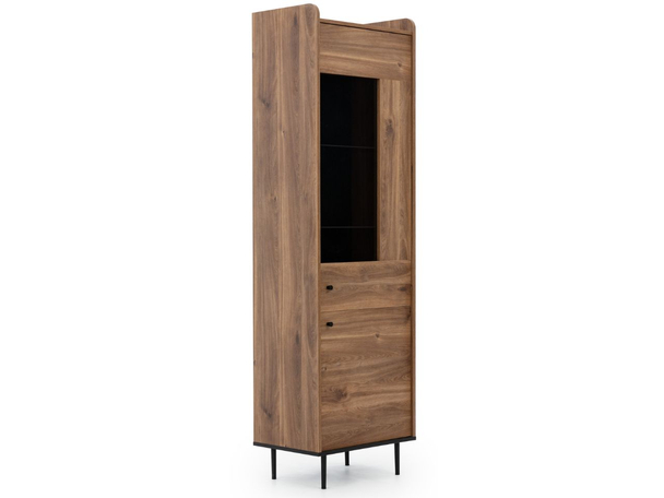 Vitrine sur pied moderne Vasa Marron