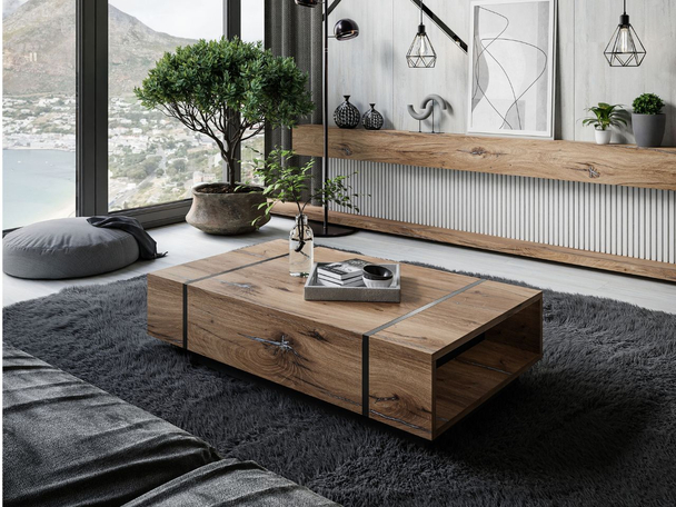 Table Basse Lunelie Chêne de Flagstaff