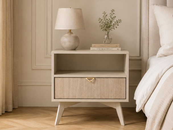 Table de Chevet avec Modena Beige